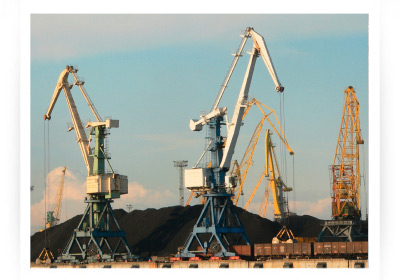 Coal ports crane