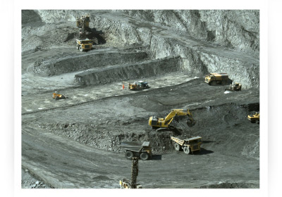 Coal open mine